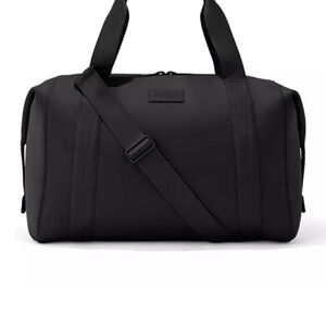 Dagne Dover Black Travel Duffel Bag